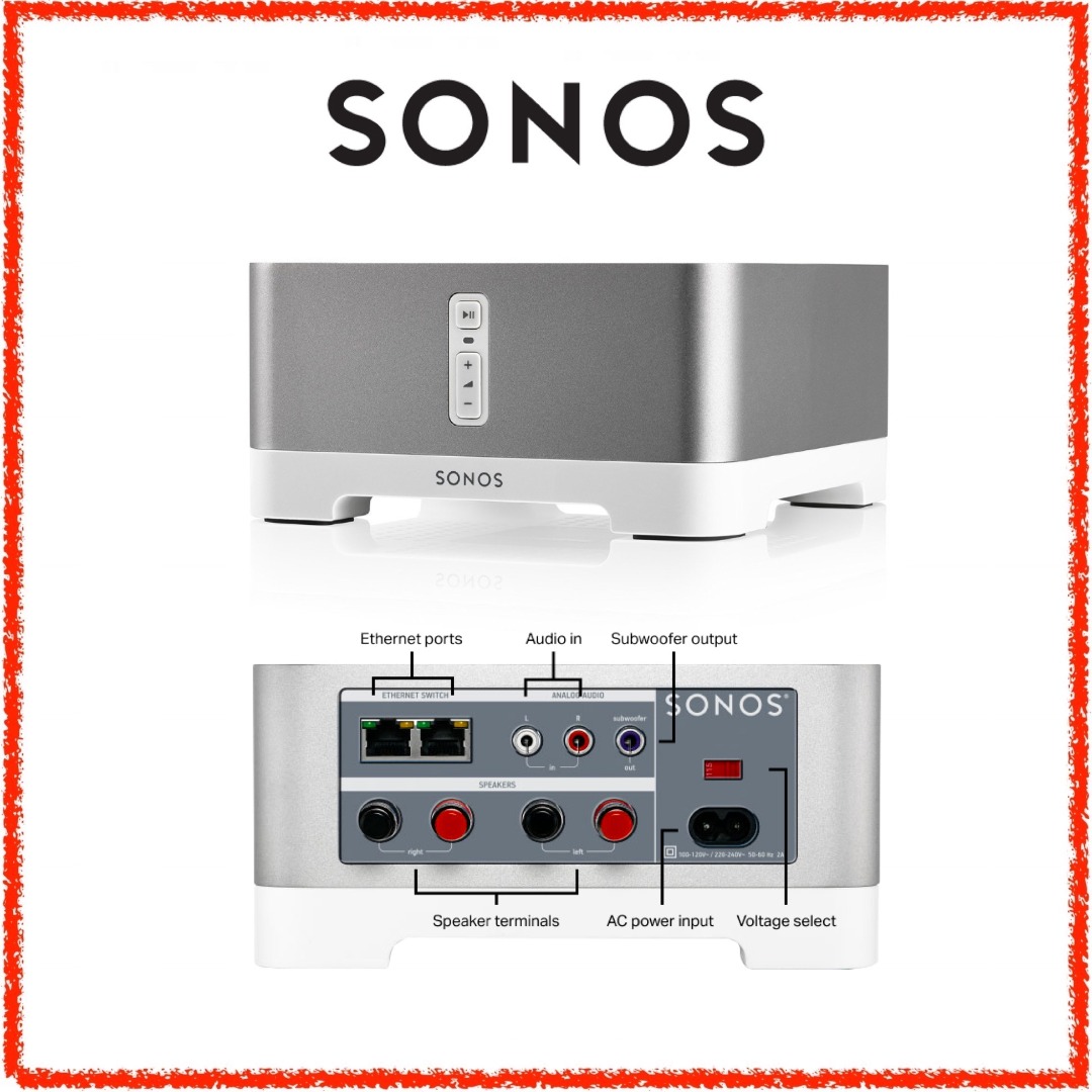 Connect AMP, Gen 1 2 | SONOS, Audio, Soundbars, Speakers & Amplifiers on Carousell