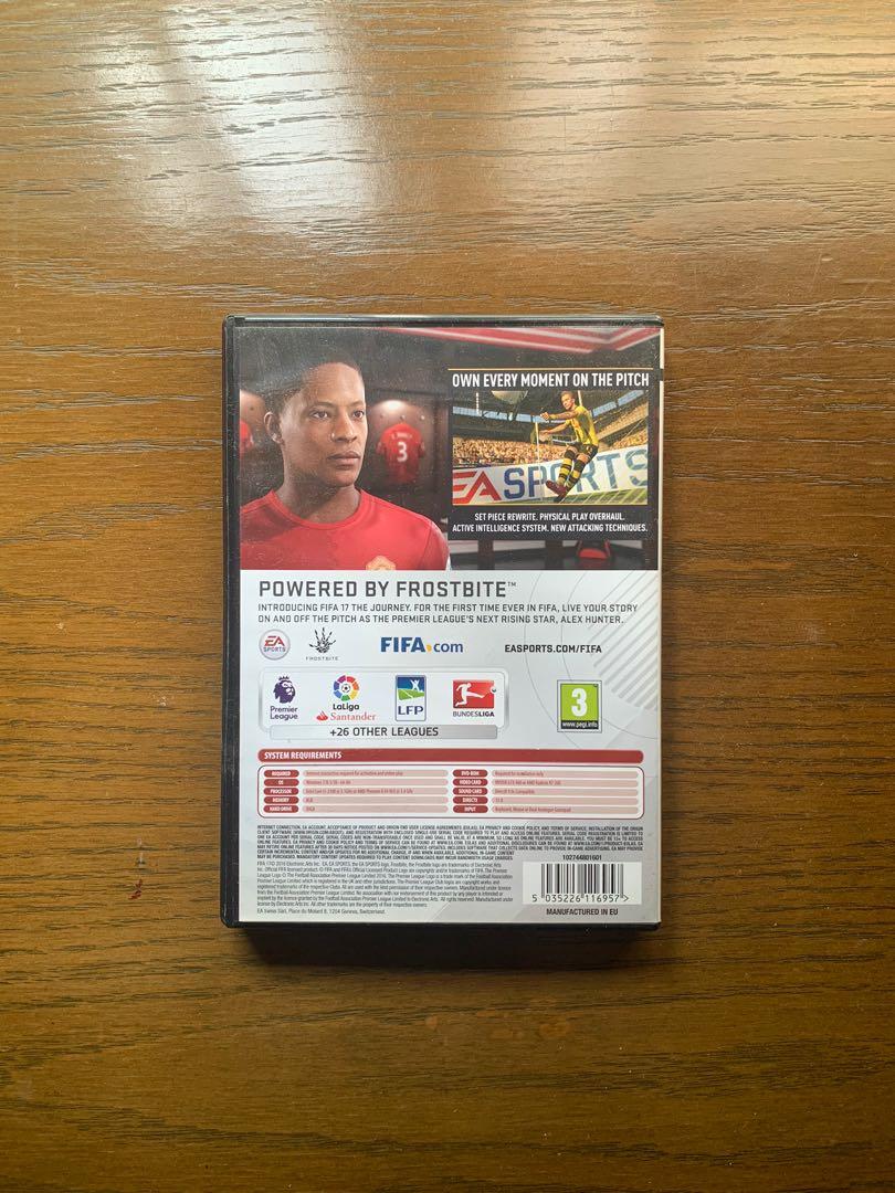 正版fifa 17 Pc 電子遊戲 電子遊戲 其他 Carousell