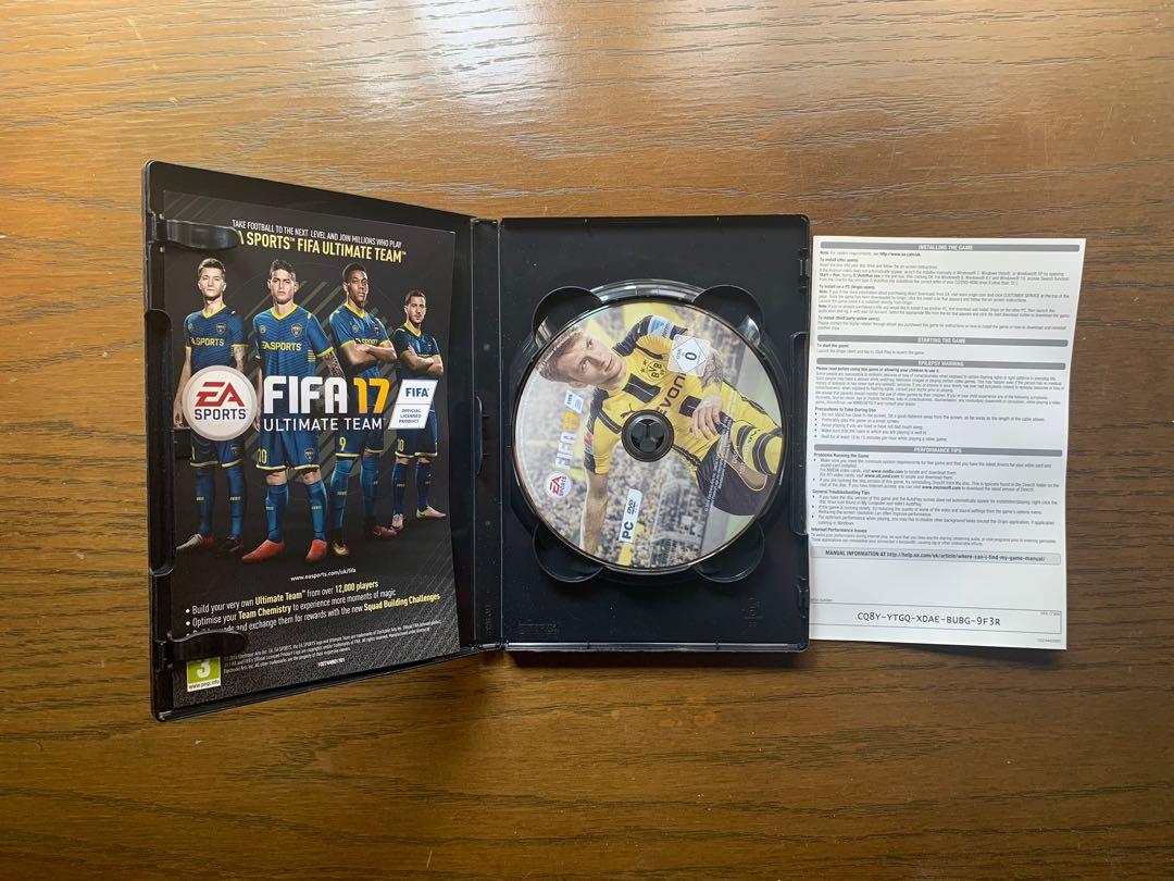 正版fifa 17 Pc 電子遊戲 電子遊戲 其他 Carousell