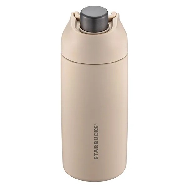 Starbucks Thailand 2022 Stainless Steel Beige Water Bottle Tumbler 16 oz  +DHL