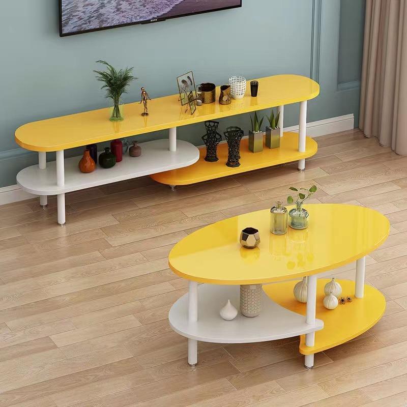 A445 拼色茶几電視櫃 color matching coffee table tv 傢俬＆家居, 傢俬, 電視櫃