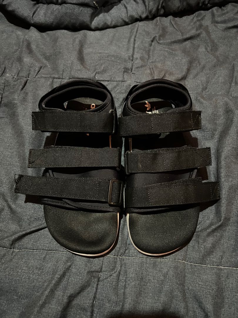 Adidas originals adilette chunky discount strap sandal flat sandals