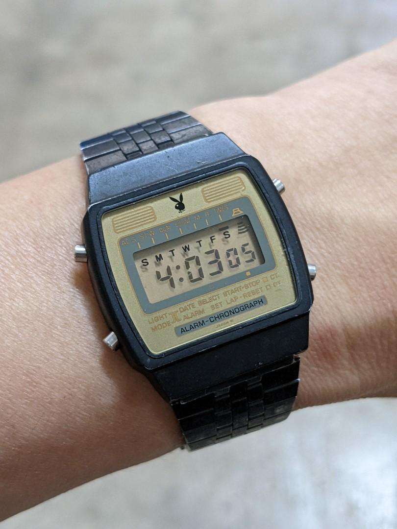 レア VINTAGE 80's PLAYBOY Y749-4000 デジタル時計 2025年最新】seiko y749の人気アイテム - メルカリ