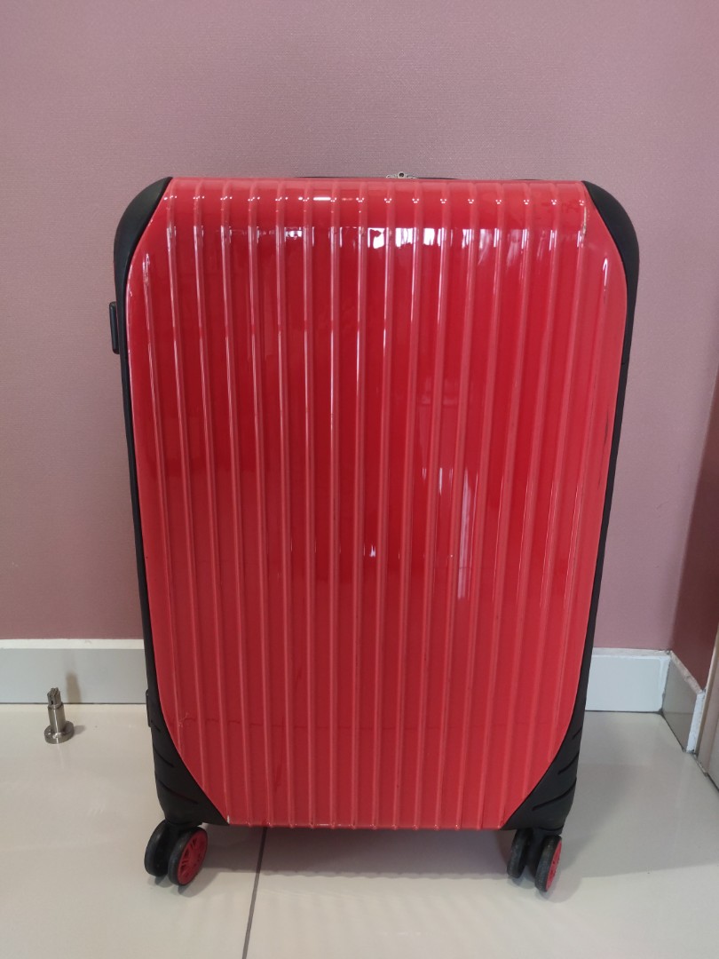 Austin Reed Red Luggage Bag Hobbies Toys Travel Luggages on