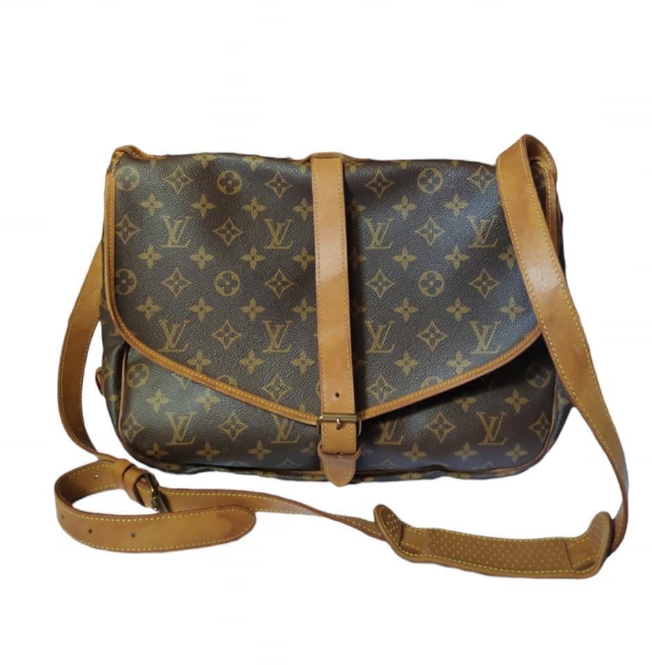 Authentic Louis Vuitton Saumur 35, Luxury, Bags & Wallets on Carousell