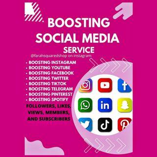 B00STING AFFORDABLE PROMO SOCIAL MEDIA BOOSTING FOLLOWERS LIKES