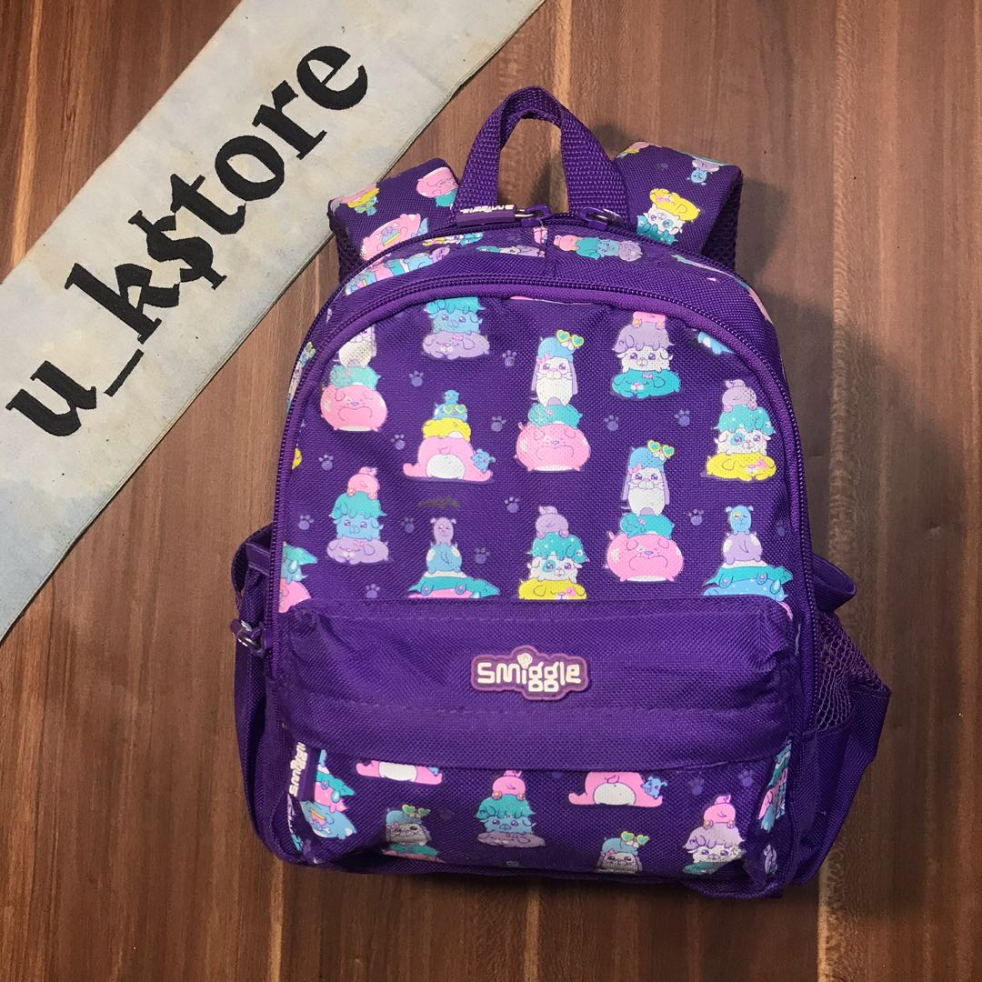 Backpack Smiggle small, Fesyen Wanita 
