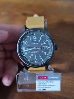 Brand New Timex Expedition® Scout 40mm Leather Strap Watch