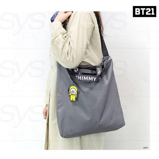 BT21 official merch lettering eco bag TATA, Women's Fashion, Bags ...