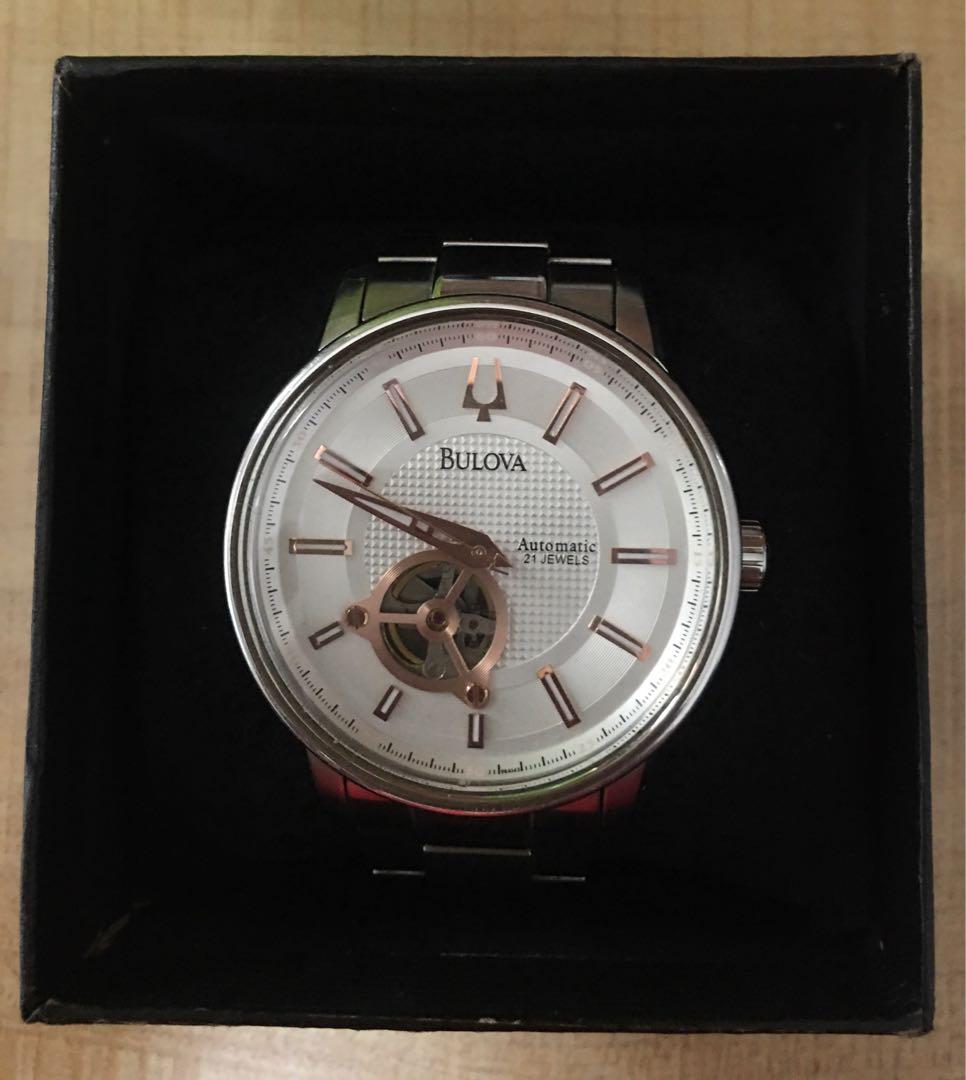 Men's bulova automatic new arrivals 21 jewel watch