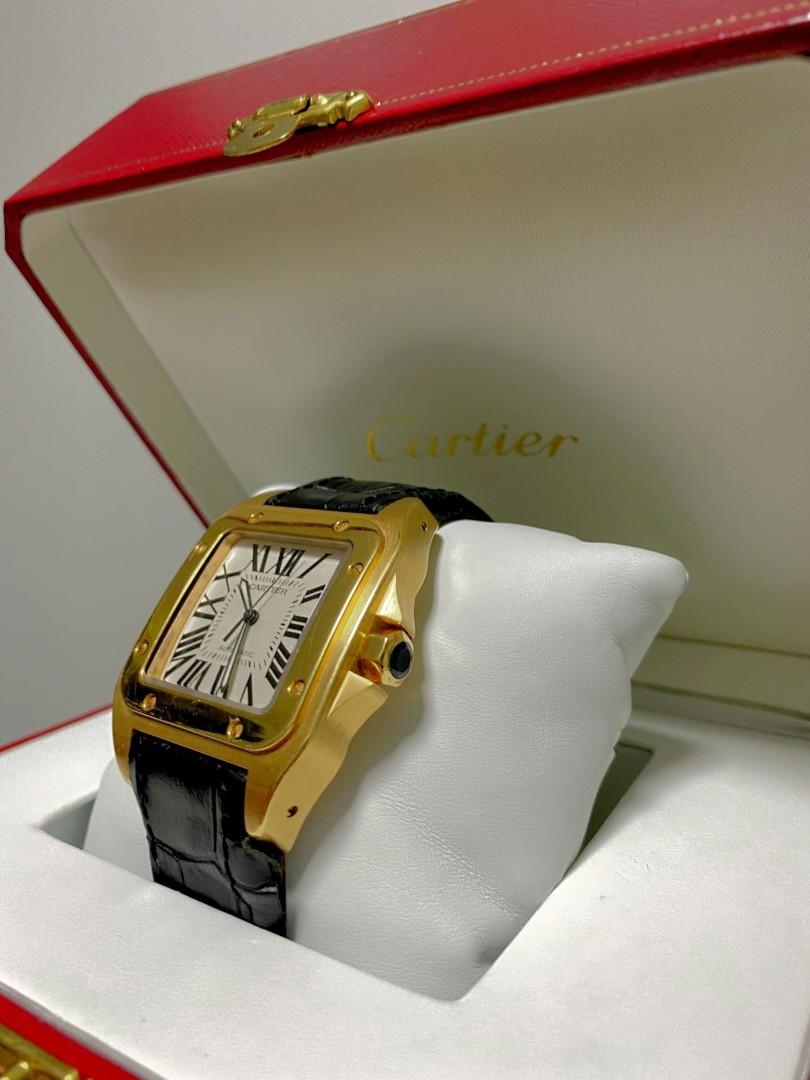 Cartier santos 100 ebay store