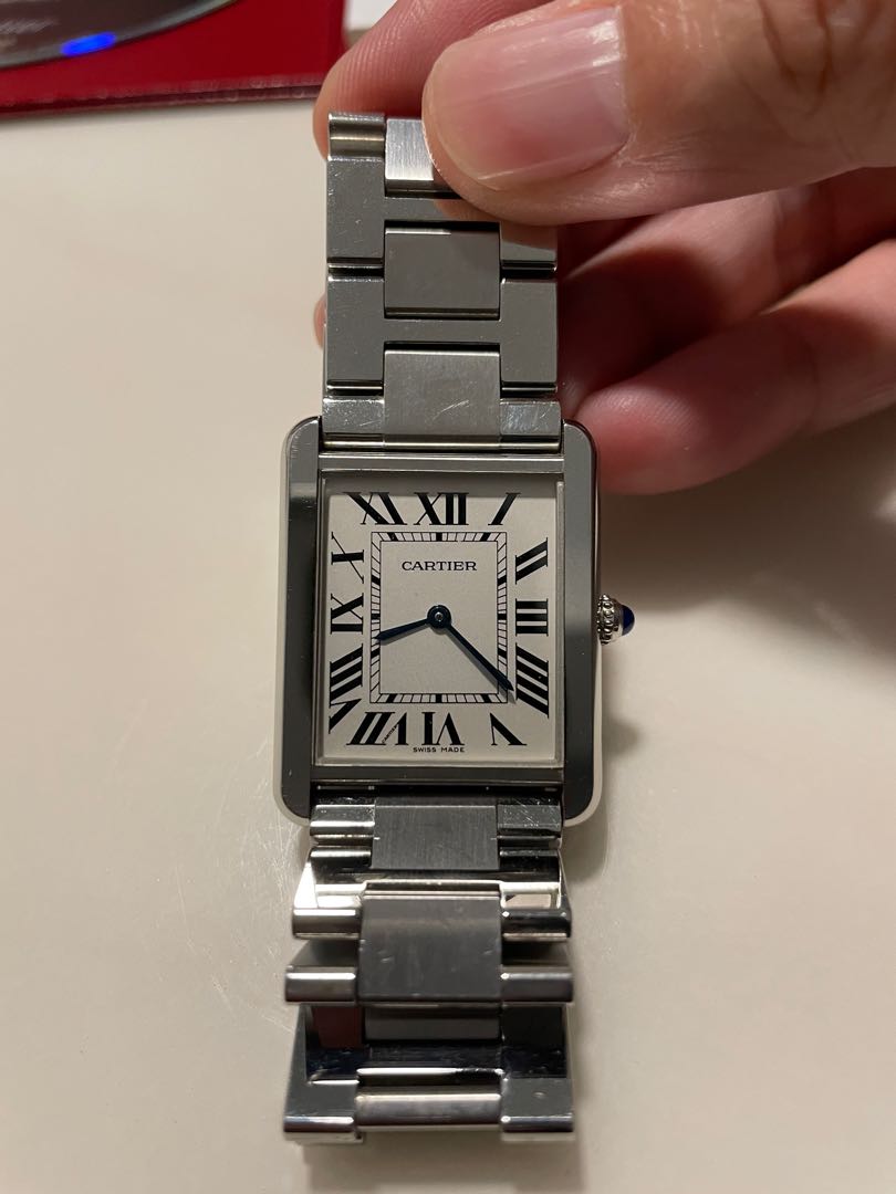 Cartier tank solo watch top