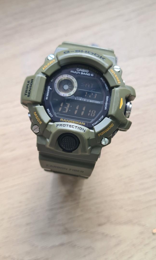 Casio G Shock GW 9400 Rangeman Olive Green