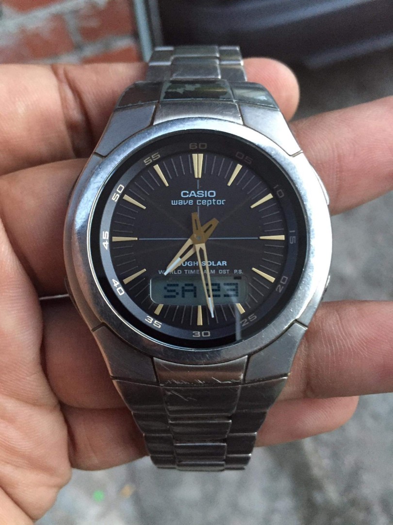 CASIO カシオ ウェーブセプター WAVE CEPTOR WVH-100TJ - 腕時計(アナログ)