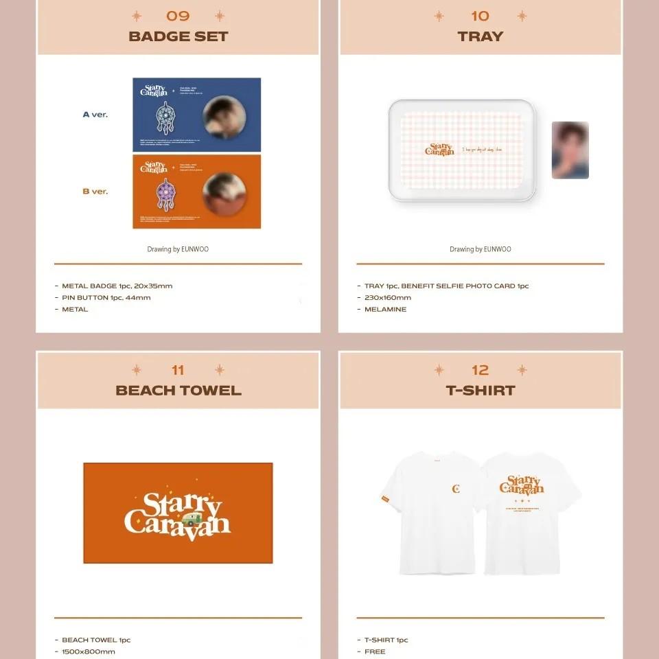 CHA EUN WOO JUST ONE 10 MINUTE OFFICIAL MD, Hobbies & Toys