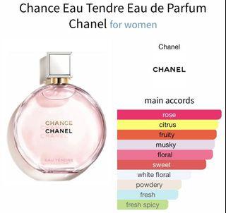 [ Free Shipping ] NEW Authentic Chanel Eau Tendre Limited Edition Set with  Pink Pouch - Eau De Parfum EDP 35ml & Hair Mist 35ml