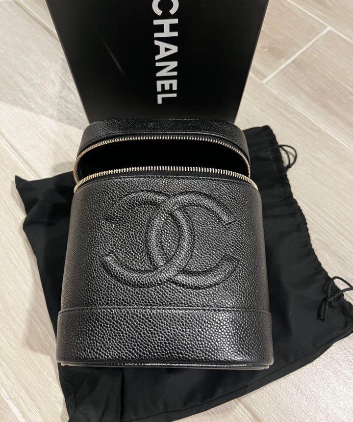 Chanel Camellia Vanity Case Bag BN - Vintage Lux