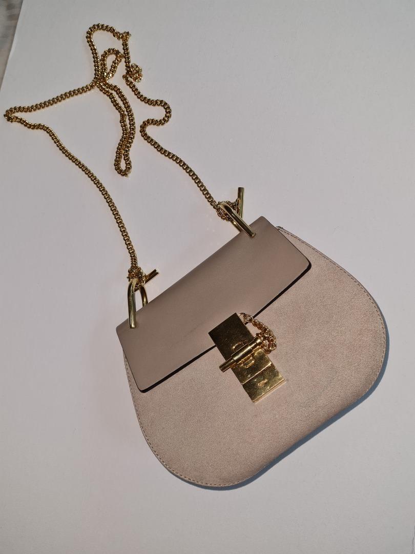Chloe mini drew top crossbody
