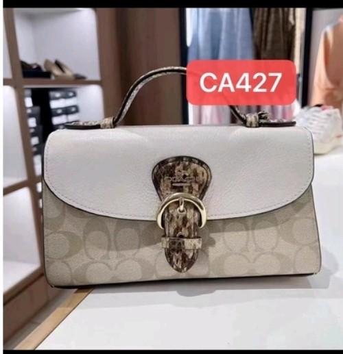 Coach 8513 Chambray Kleo Top Handle Bag, Women's Fashion, Bags