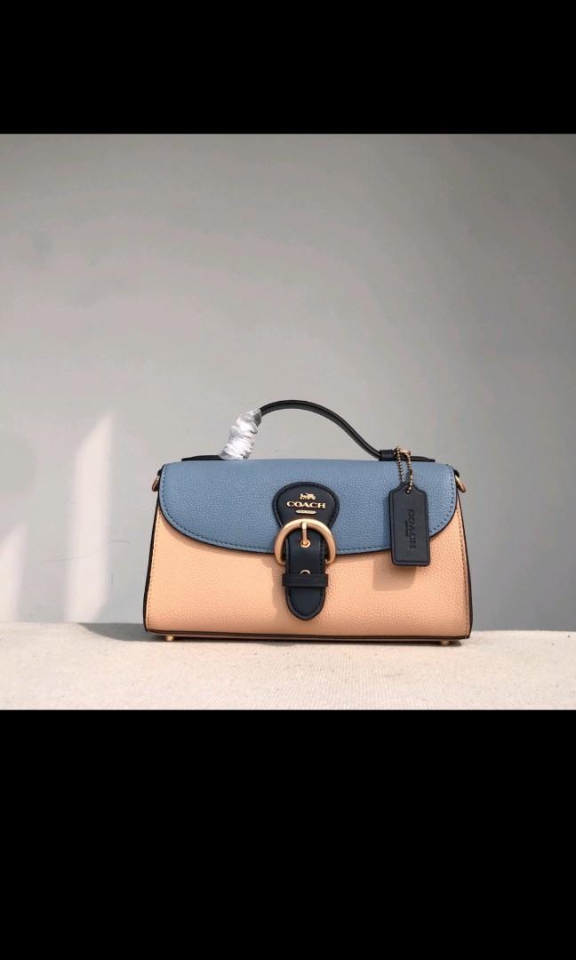 Coach 8513 Chambray Kleo Top Handle Bag, Women's Fashion, Bags