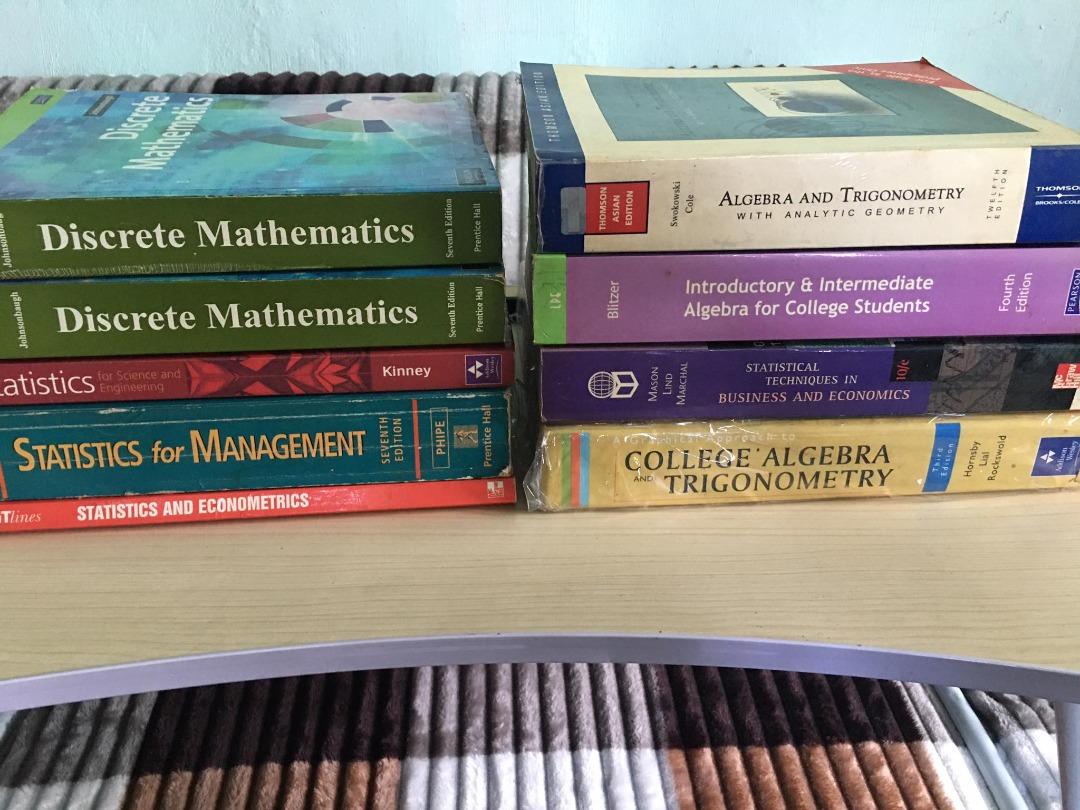 College Textbooks - Algebra, Mathematics, Statistics, Trigonometry ...