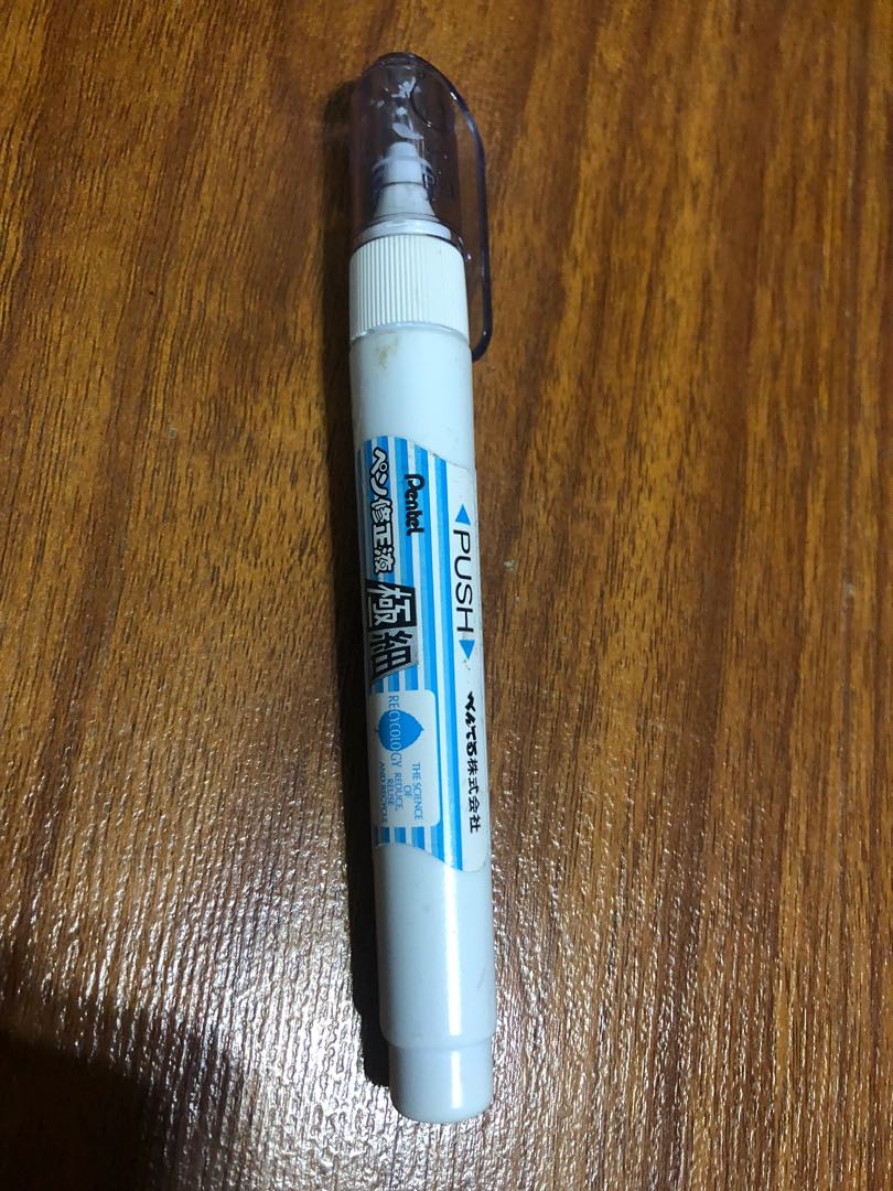 Pentel correction fluid clearance