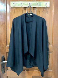 Cottonary Black Blazer Outerwear Casual Hitam