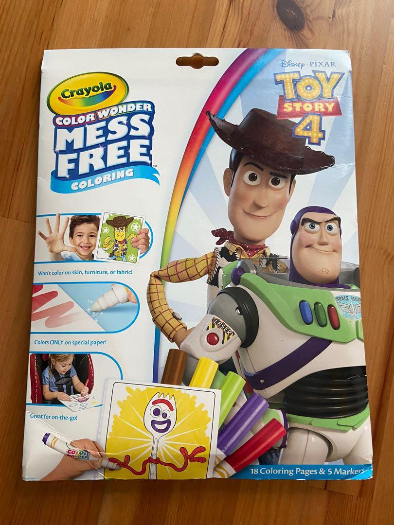 Crayola *Toys Story* Mess Free colouring, 興趣及遊戲, 玩具 & 遊戲類 - Carousell