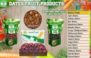 Dates Fruits, Dried Fruits, Mixed Nuts, Beans, Nuts and Indian Products