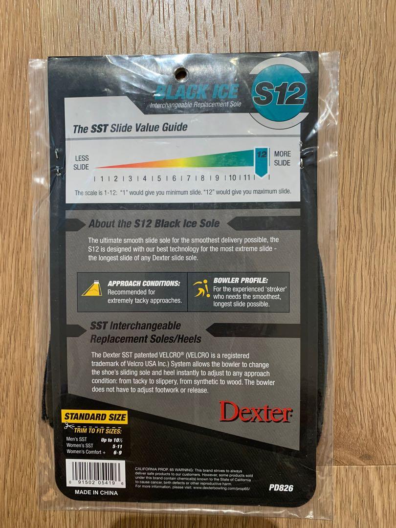 Dexter SST S12 bowling shoe replacement slide sole, Sports Equipment