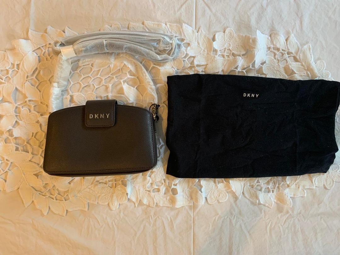 Dkny clara leather hot sale chain crossbody bag