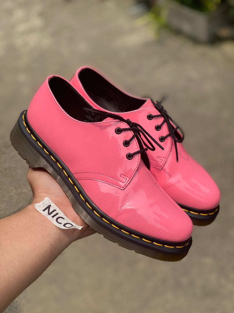 Dr. Martens 10084 Candy Pink Oxford Loafers (1461), Women's Fashion ...