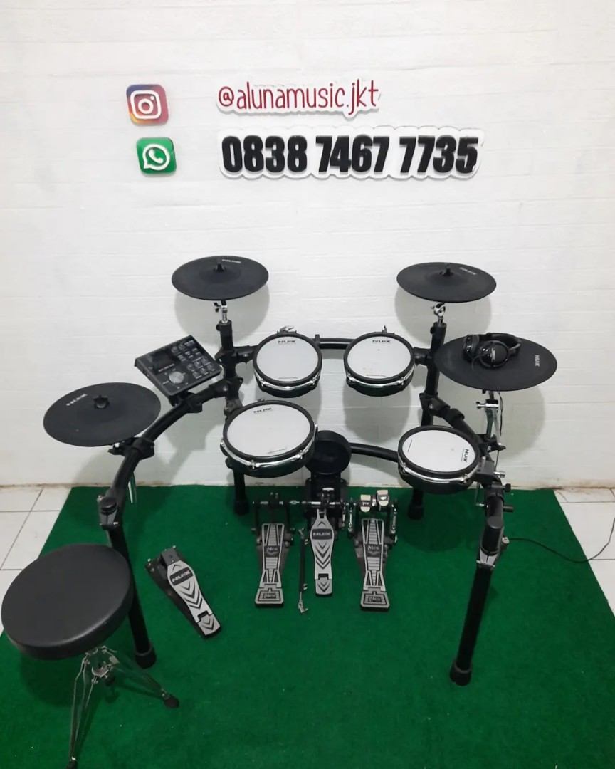 Double pedal drum deals elektrik