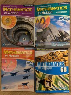 Dse數學 math in action 5A 5B 6A 6B 幾乎全新！⚠️