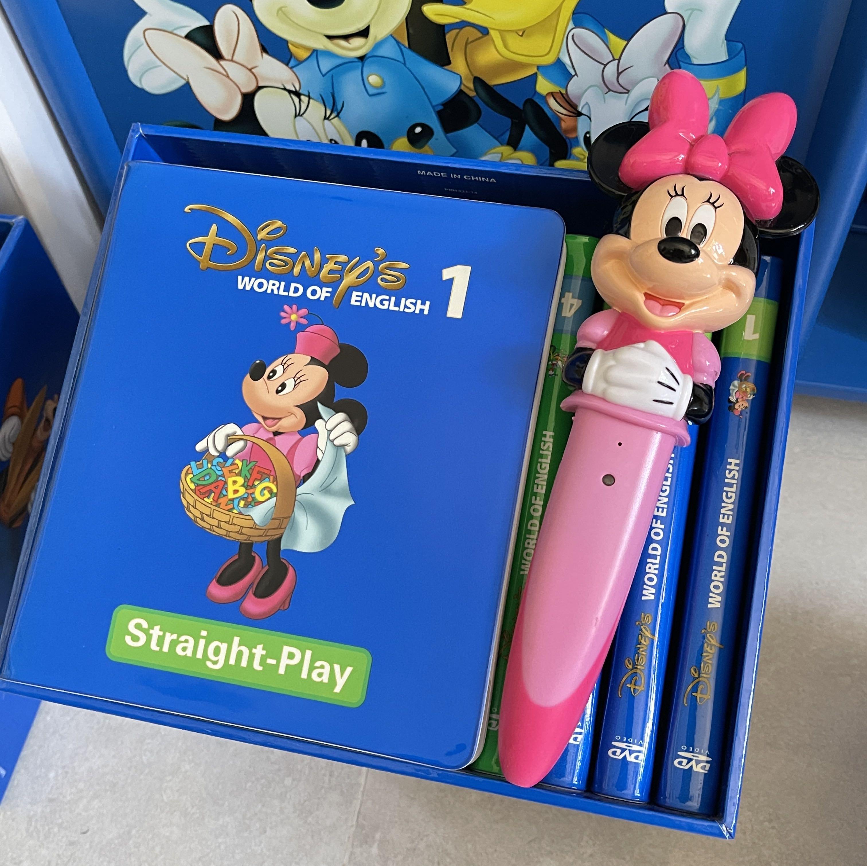 DWE 全套迪士尼美語世界2017 連書櫃Disney World of English（DVD CD
