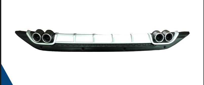 ELECTROVOX Toyota Rush 2018-2022 Black/Silver Rear Diffuser, Car Parts ...