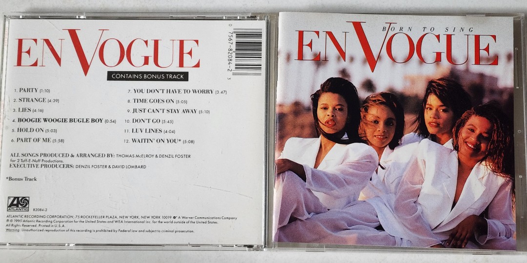 En Vogue ~ Born To Sing ( MANUFACTURED IN THE USA ) CD