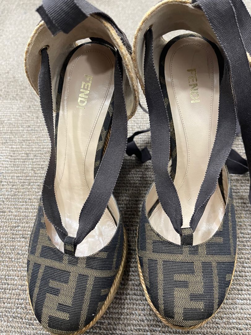 Fendi platform Espadrille sandals
