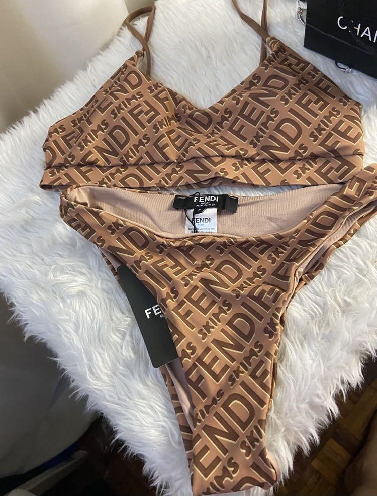 Fendi x skims 2 piece swimsuit bikini pre order, Women's Fashion