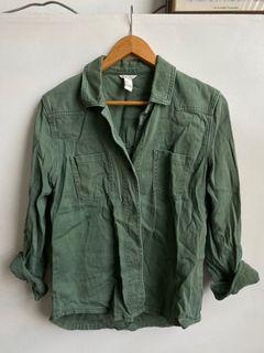 Forever 21 Army Green Denim