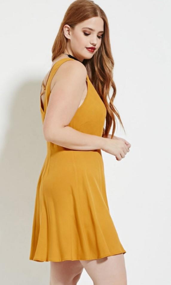 Forever 21 mustard dress hot sale