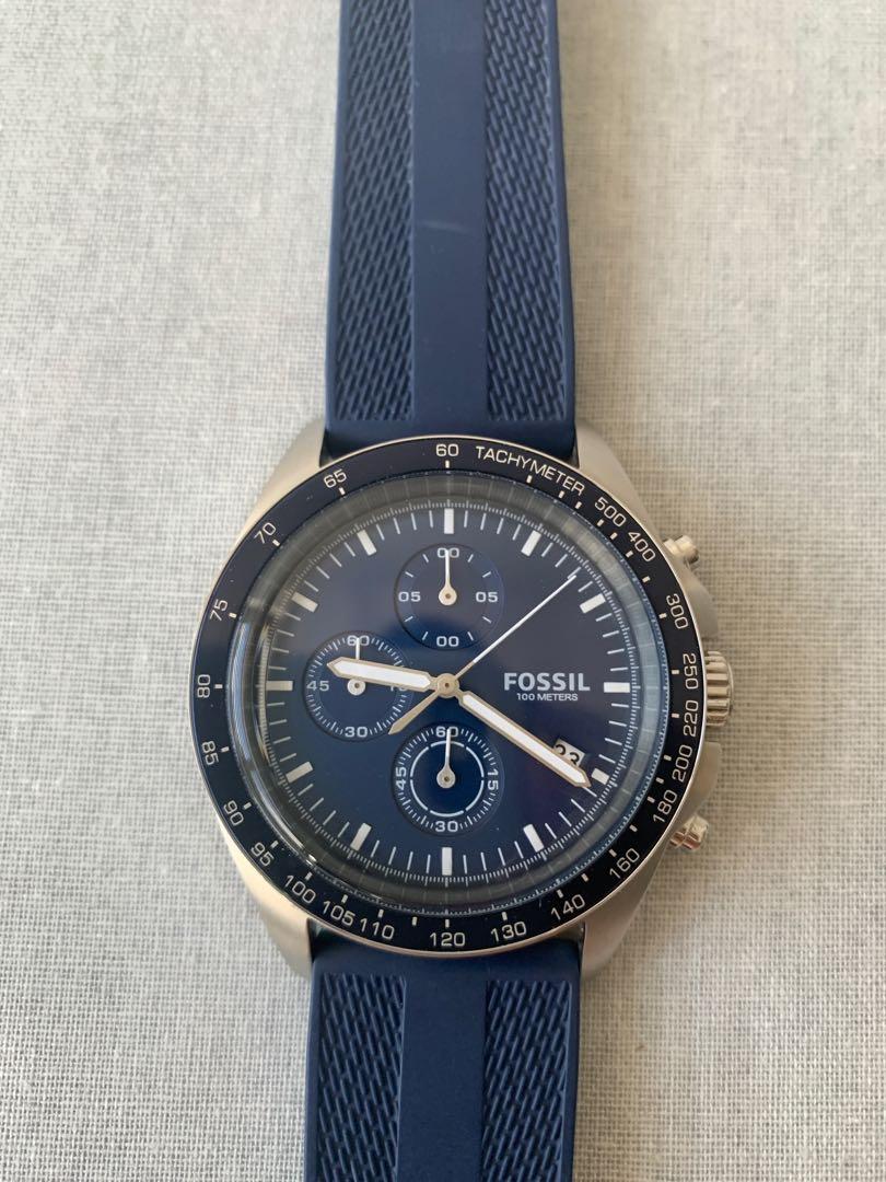 Fossil Sport 54 Chronograph Stainless Steel Bracelet Watch CH3030