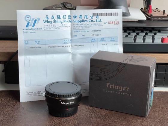 Fringer FR-FX10 Canon EF to FUJI FX AF Adapter, 攝影器材, 鏡頭及