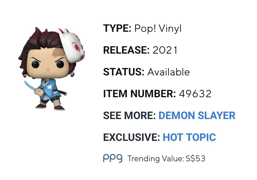 demon slayer hot topic funko