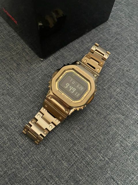 G Shock GMW B5000 GD9 Gold Men s Fashion Watches