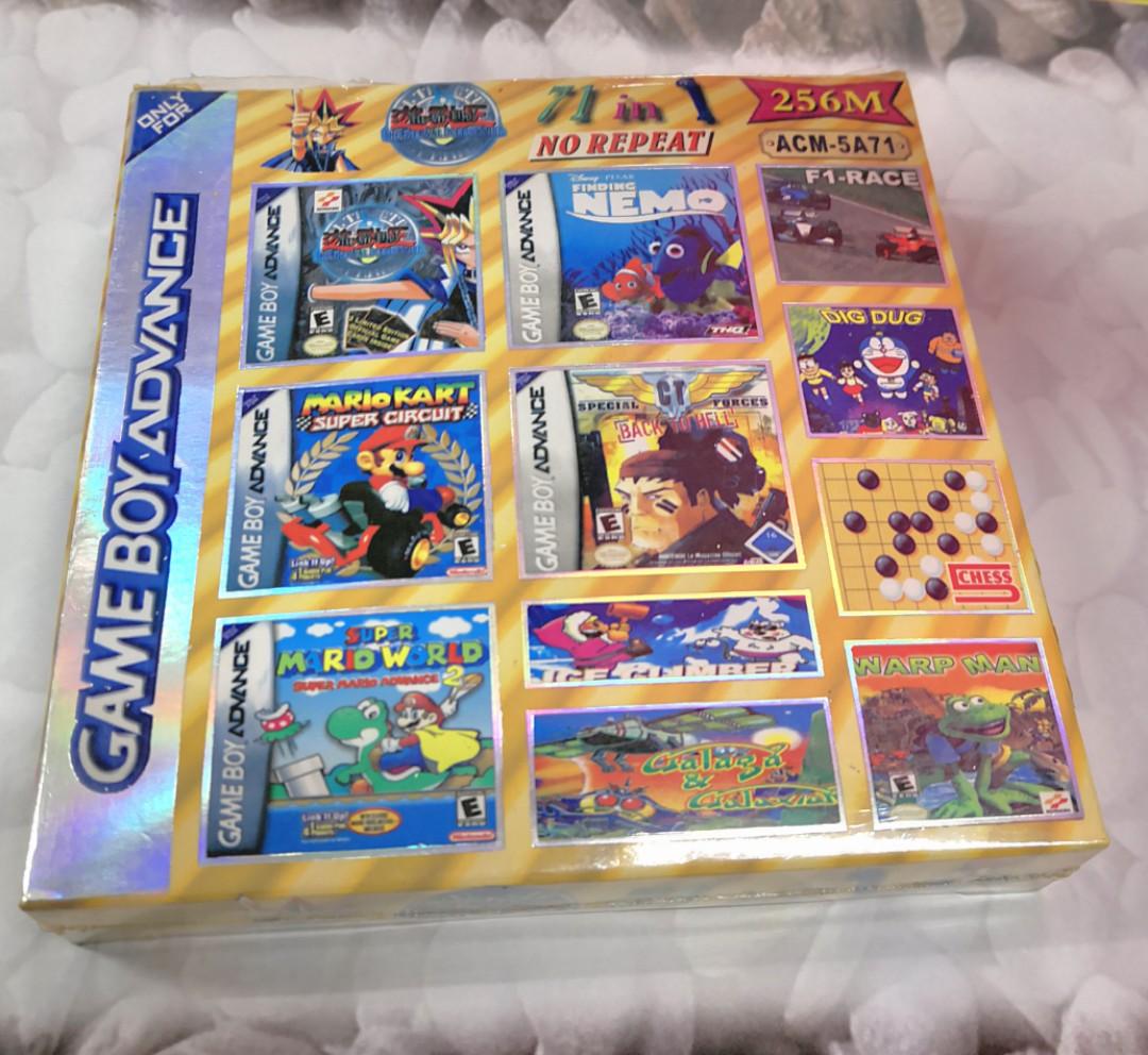 Game boy Advance 71 in 1 Game, Video Gaming, Video Games, Nintendo on  Carousell