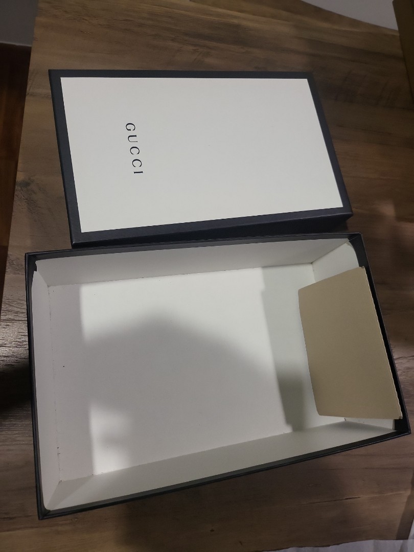 GUCCI SHOE BOX, Women's Fashion, Footwear, Shoe inserts on Carousell