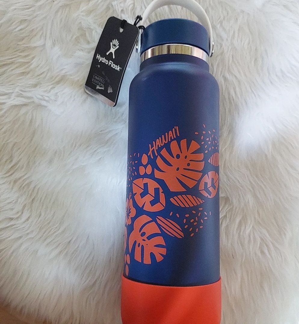 HIC 40oz Hawaii Forever Hydro Flask - Stone - HIC Online - Hawaiian Island  Creations