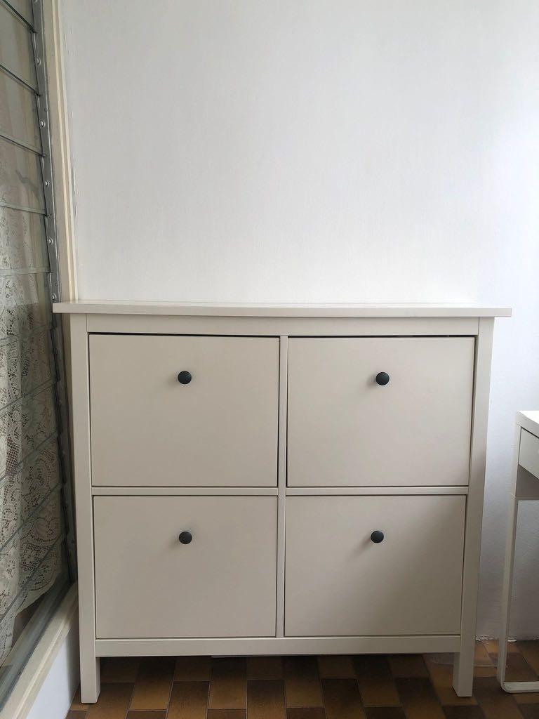 Ikea HEMNES Shoe Rack, Furniture & Home Living, Furniture, Shelves