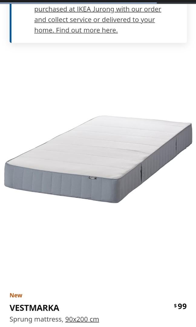Ikea single mattress top 90 x 200